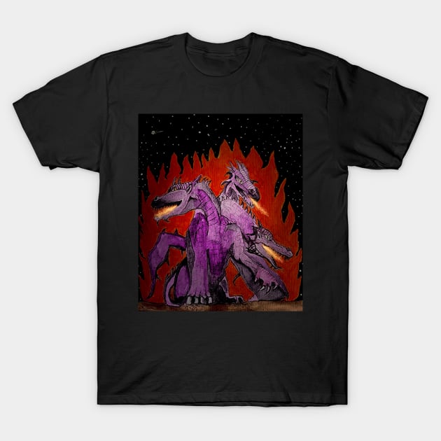 Dragon T-Shirt by teenamarie23art